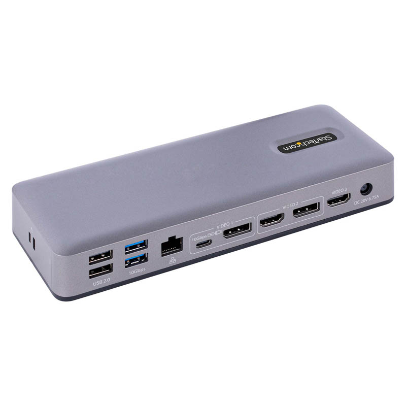 Adaptador Startech.com Multipuerto USB-C a DP HDMI USB-A