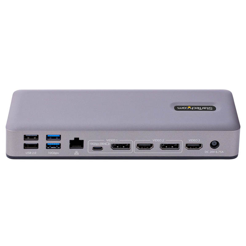 Adaptador Startech.com Multipuerto USB-C a DP HDMI USB-A