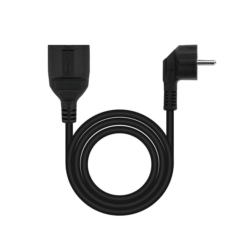 Alargador Nanocable Extension Cable Alimentación 5.0m Negro