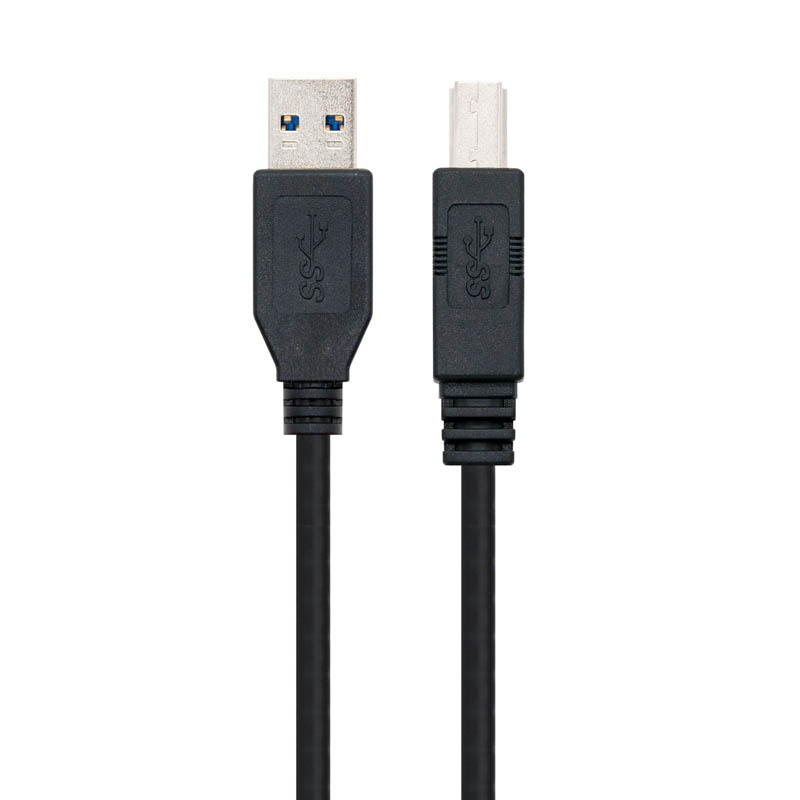 Cable Nanocable USB 3.0 A-M a B-M 2.0m Negro