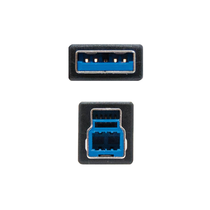 Cable Nanocable USB 3.0 A-M a B-M 2.0m Negro