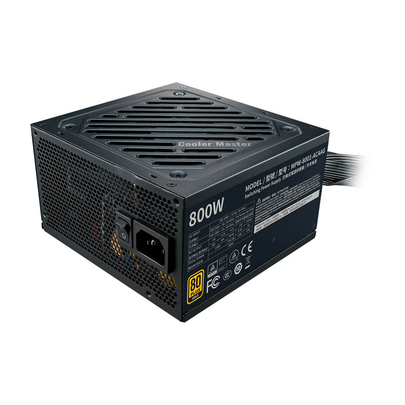Fuente/PSU Cooler Master G Gold 80 Plus Gold 800W Bulk