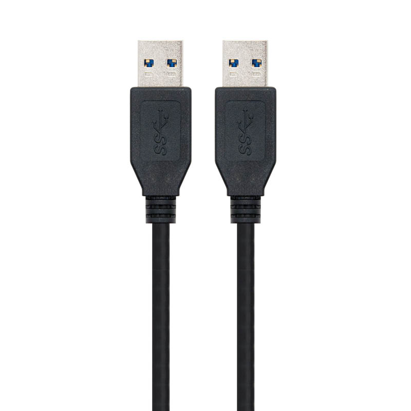 Cable  Nanocable USB 3.0 A-M A-M 1.0m Negro