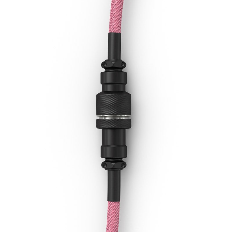 Cable Teclado Glorious PC Gaming Race Cable Espiral Rosa