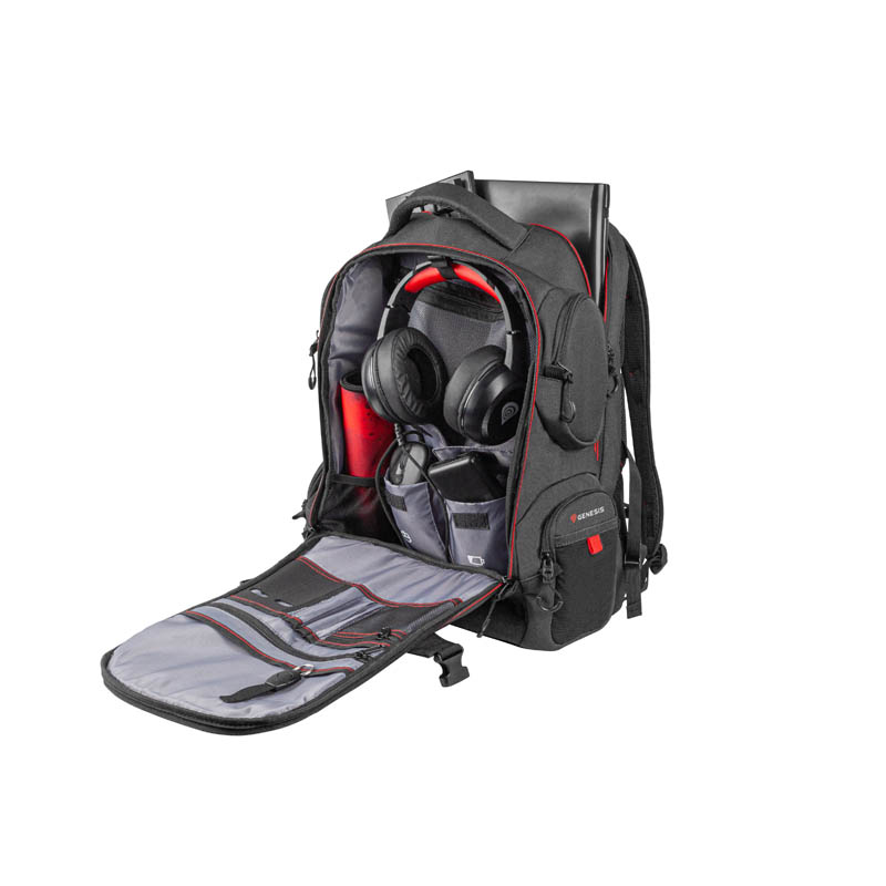 Mochila Genesis Pallad 550 17.3 pulgadas Negro