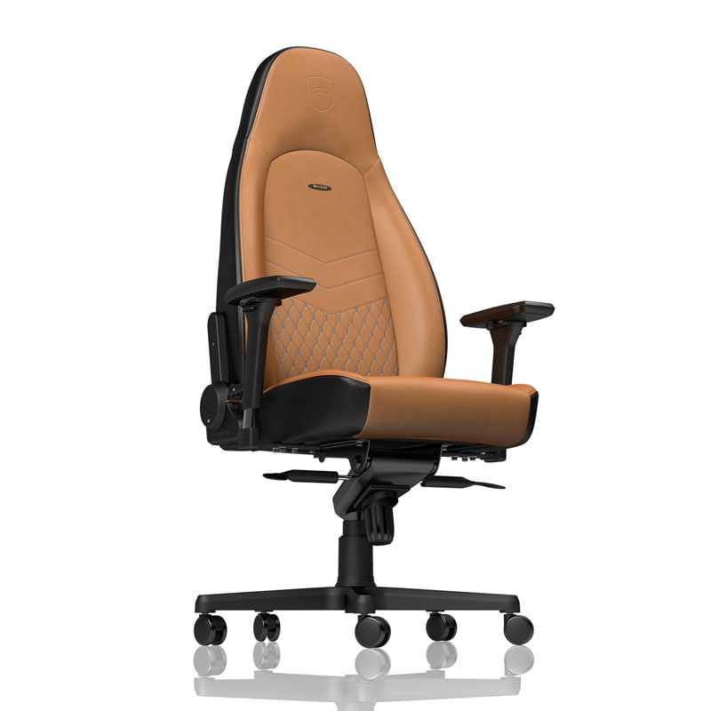 Silla  Noblechairs ICON Gaming Real Leather Marrón/Negro