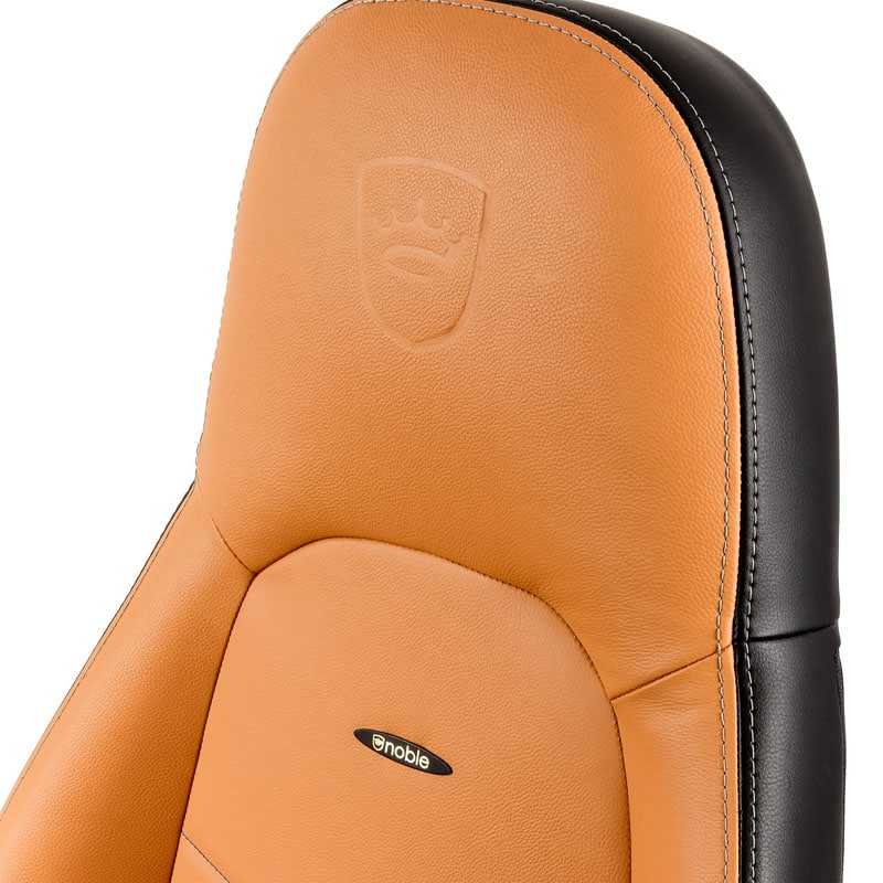 Silla  Noblechairs ICON Gaming Real Leather Marrón/Negro
