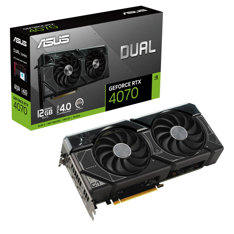 Tarjeta Gráfica  Asus Dual GeForce RTX 4070 Gaming 12GB GDDR6X DLSS3