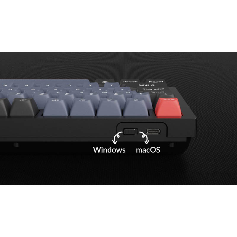 Teclado para Mac y Windows Keychron Q3 Knob ISO-ES RGB Switch Gateron Pro Brown