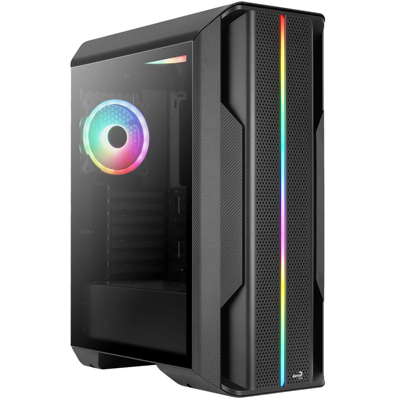 Caja/Torre Aerocool Splinter Duo ARGB Negro