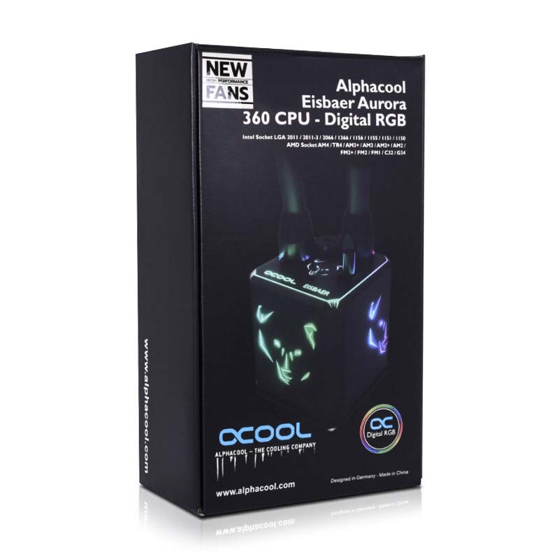 Kit Refrigeración Líquida Alphacool Eisbaer 360 Aurora HPE Digital RGB