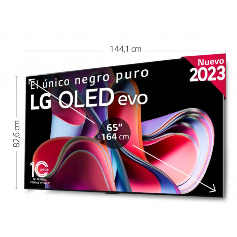 TV/Televisión LG 65C34LA 65 pulgadas Smart TV OLED Evo 4K 120Hz HDR10