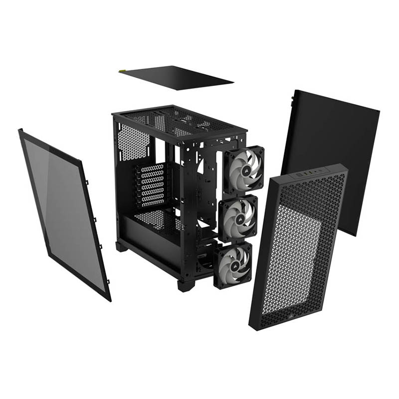 Caja/Torre Corsair 3000D RGB Airflow Negro