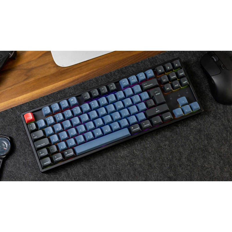 Teclado para Mac y Windows Keychron K8 Pro ISO-ES RGB Hot-Swappable Gateron G Pro Brown Wireless