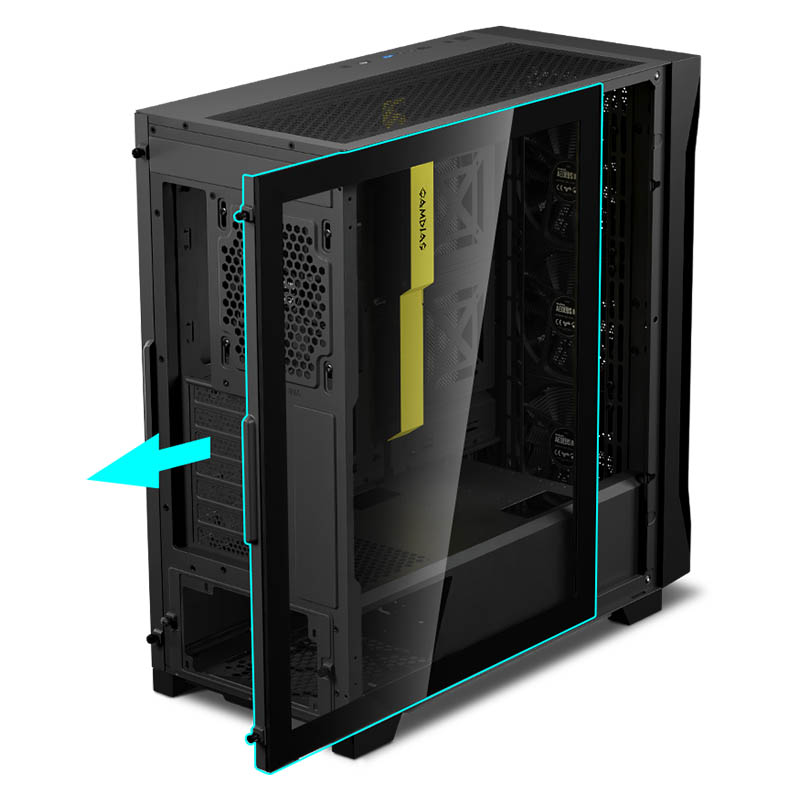 Caja/Torre Gamdias Athena P1 ARGB Mesh Negro
