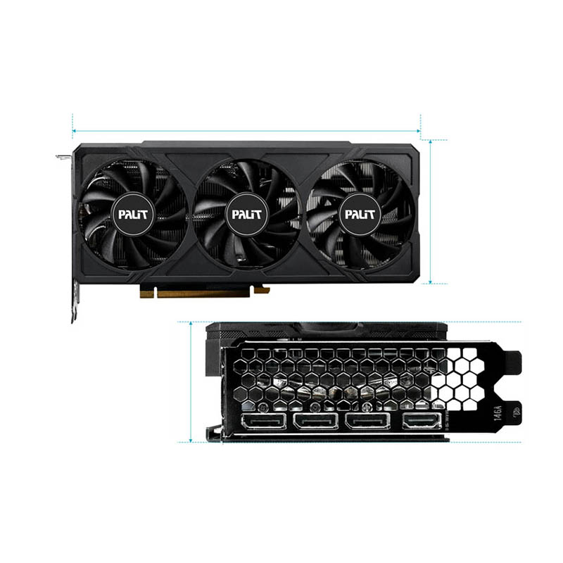 Tarjeta Gráfica Palit GeForce RTX 4060 Ti JetStream OC 16GB GDDR6 DLSS3
