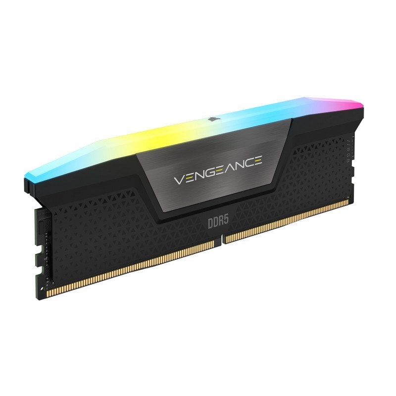 Memoria DDR5 Corsair Vengeance RGB 64GB 2x32GB 6000MHz CL30 EXPO-XMP Gris