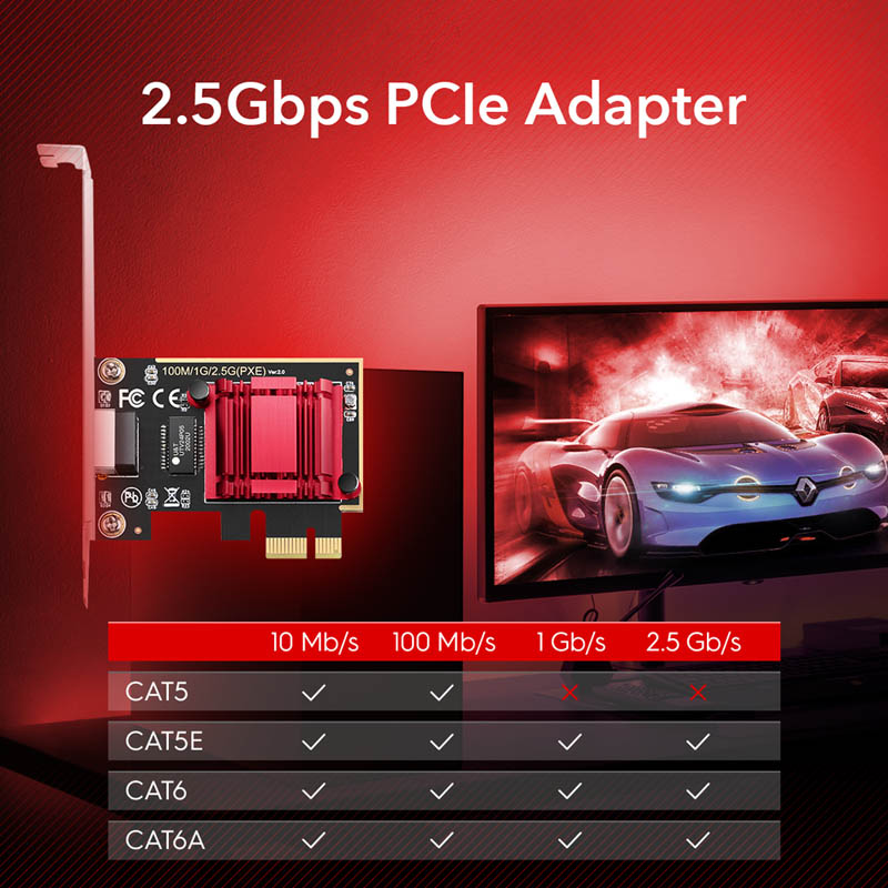 Tarjeta Red Cudy PE25 PCI-E 2.5