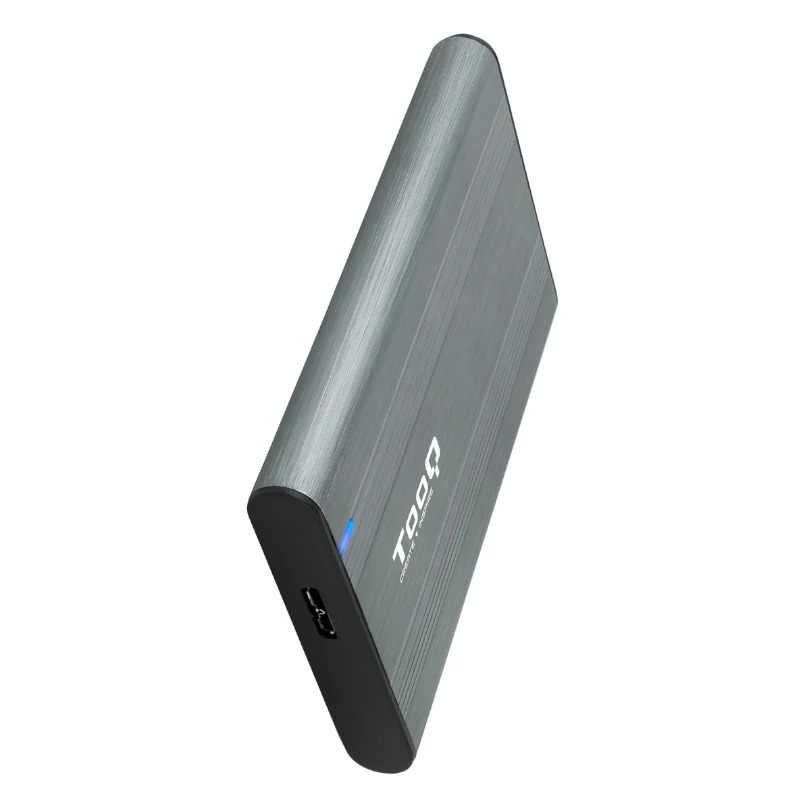 Caja Externa Tooq TQE-2503G 2.5 pulgadas SATA3 USB3.1 Gen1 Gris