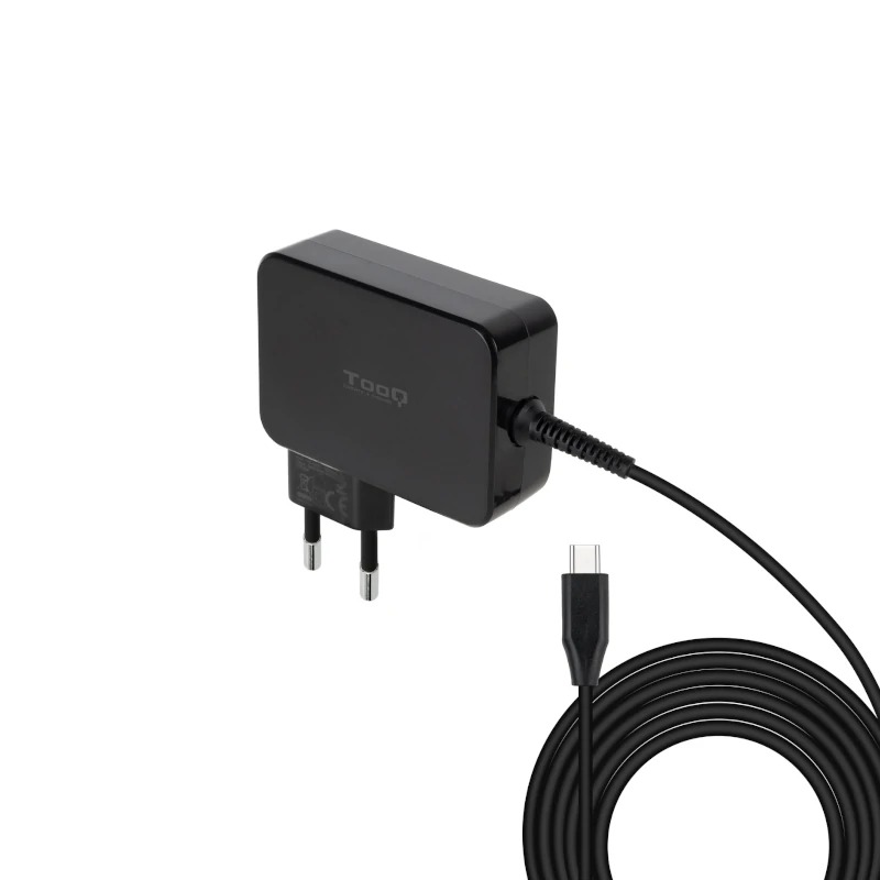 Cargador Portátil Tooq TQLC-USBCGAN90PD USB-C 90W Negro