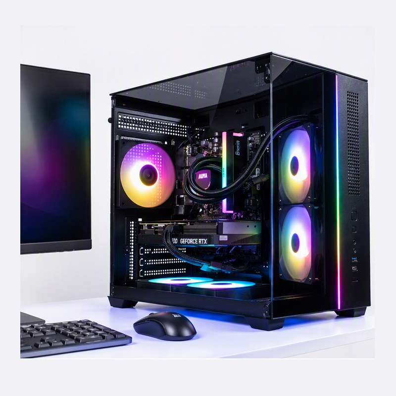 COOLPC Black I - Ryzen 5 5500F / GeForce RTX 5060 8GB / 16GB DDR4 / SSD 1TB / W11
