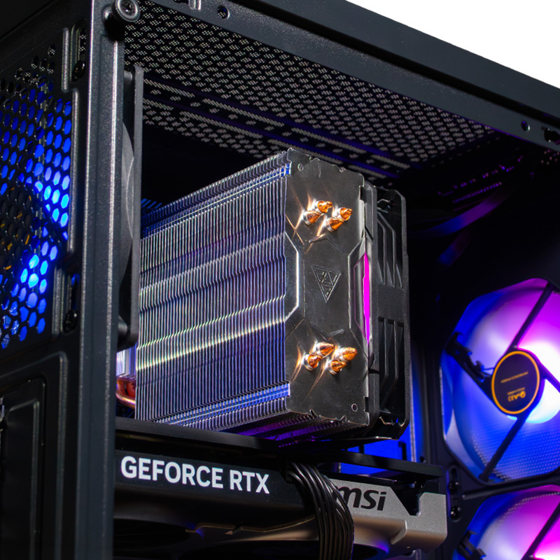 COOLPC Black II - Ryzen 7 5700X / GeForce RTX 5060 Ti 8GB / 32GB DDR4 / SSD 1TB / W11