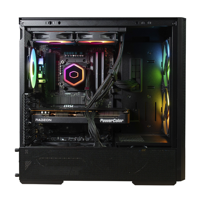 COOLPC Black IX - Ryzen 7 7800X3D / Radeon RX 9070 XT 16GB / 32GB DDR5 / 2TB SSD / W11