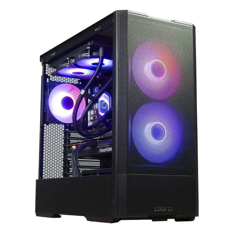 COOLPC Black IX - Ryzen 7 7800X3D / Radeon RX 9070 XT 16GB / 32GB DDR5 / 2TB SSD / W11