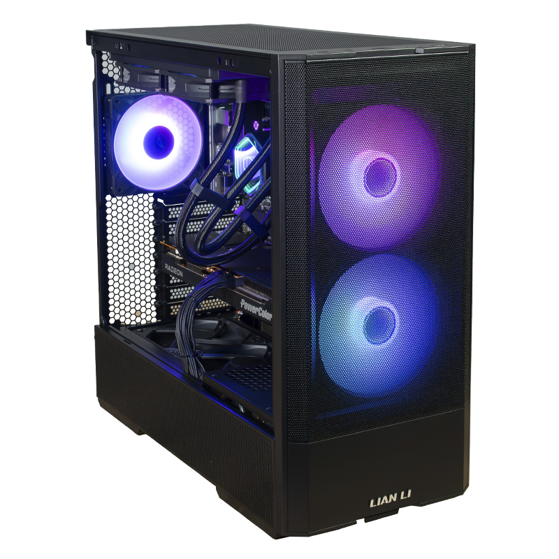 COOLPC Black IX - Ryzen 7 7800X3D / Radeon RX 9070 XT 16GB / 32GB DDR5 / 2TB SSD / W11