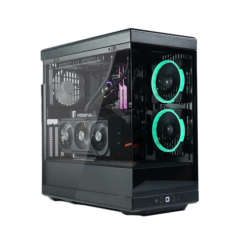 COOLPC Black Priority II - Ryzen 5 7600X / Radeon  RX 7800 XT 12Gb / 32Gb DDR5 5600Mhz / NVMe 1Tb