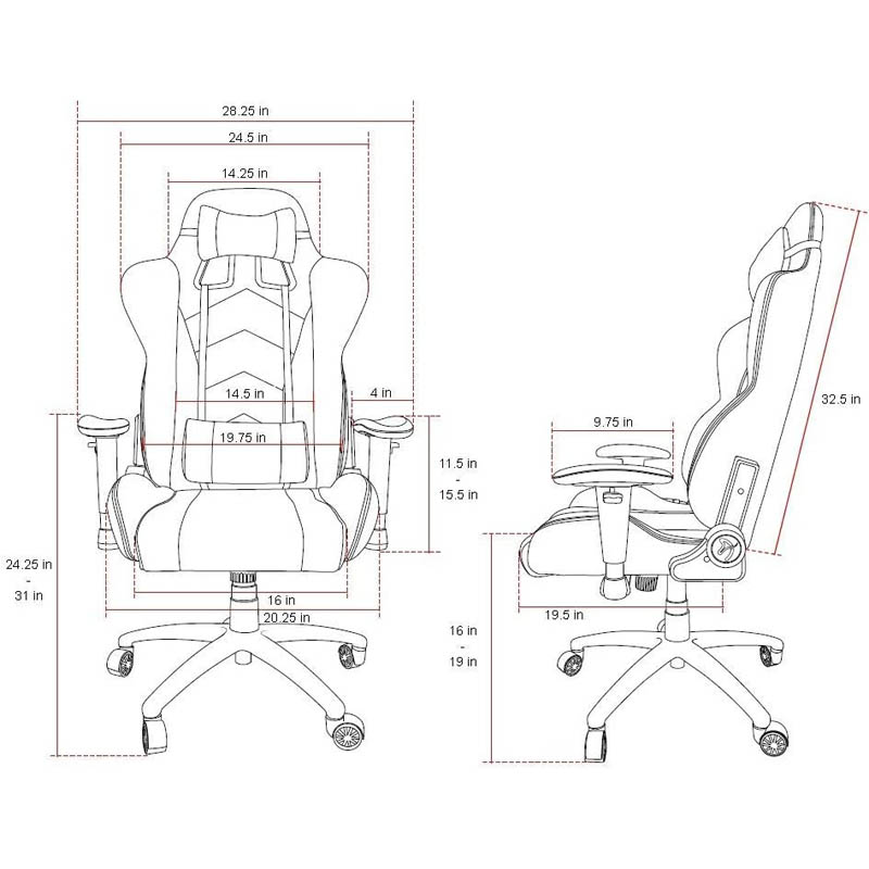 Silla Gaming Arozzi Inzio Fabric Azul