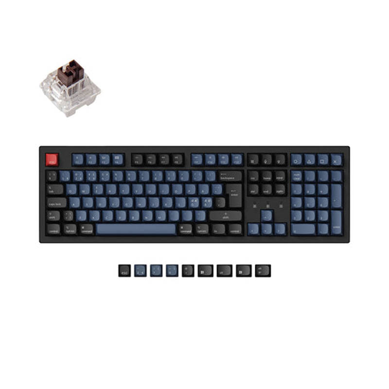 Teclado para Mac y Windows Keychron K10 Pro ISO-ES RGB Hot-Swappable Switch K Pro Mechanical Brown Wireless