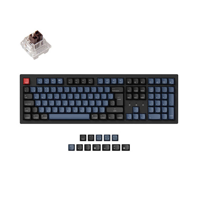 Teclado para Mac y Windows Keychron K10 Pro ISO-ES RGB Hot-Swappable Switch K Pro Mechanical Brown Wireless