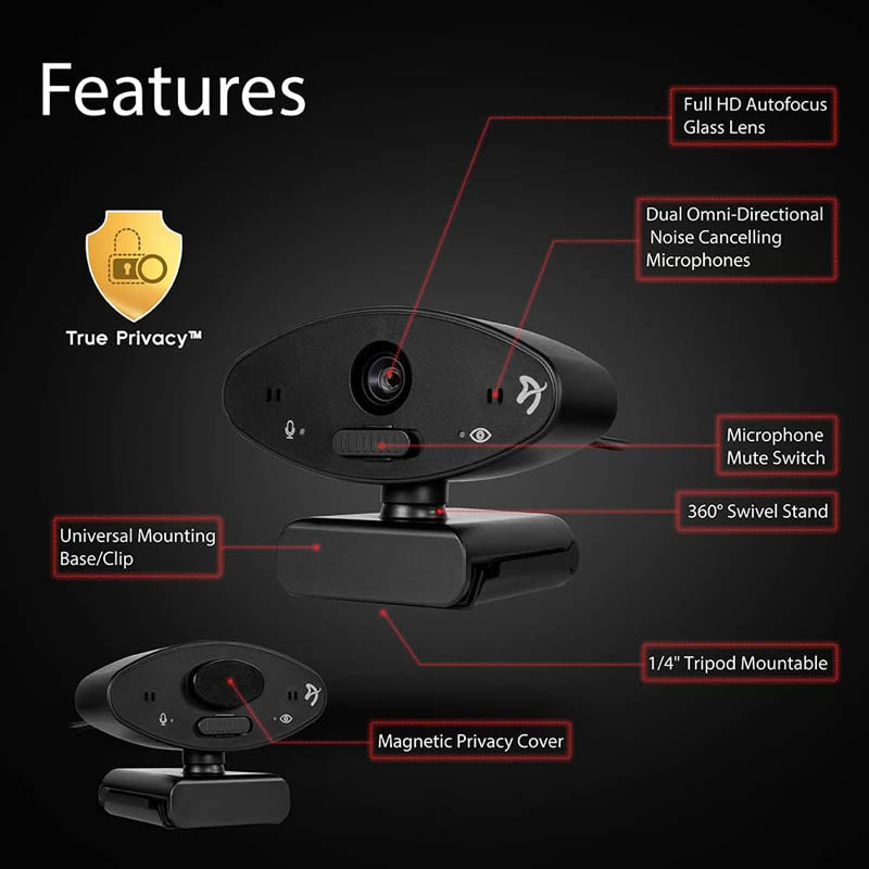 Webcam Arozzi Occhio True Privacy