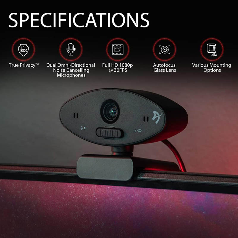 Webcam Arozzi Occhio True Privacy