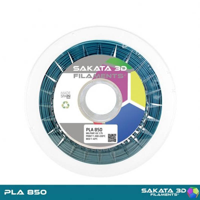 Bobina Sakata 3D Filamento PLA 1.75mm 1Kg Militar Tone 1