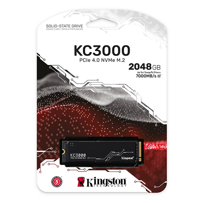 Disco Duro M.2 Kingston KC3000 2TB PCIe x4 NVMe