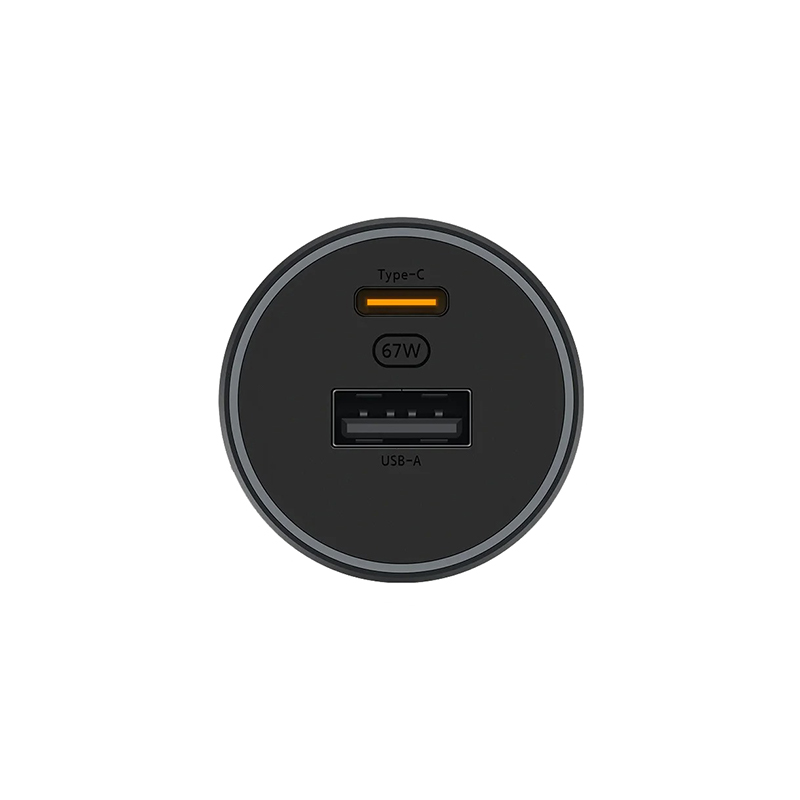 Cargador Coche Xiaomi Car Charger 67W USB-A + Type-C Negro