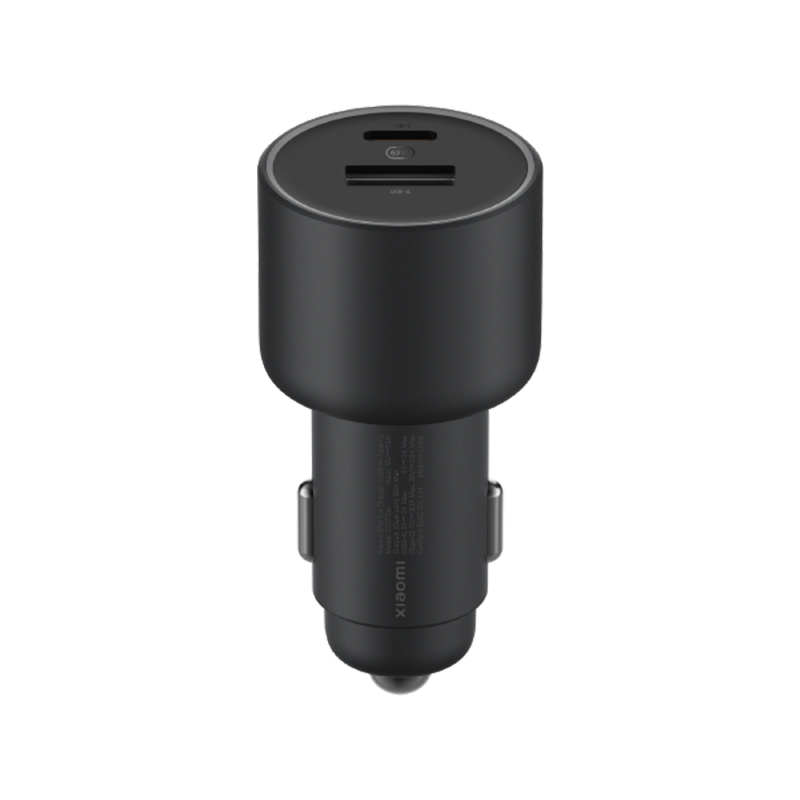 Cargador Coche Xiaomi Car Charger 67W USB-A + Type-C Negro