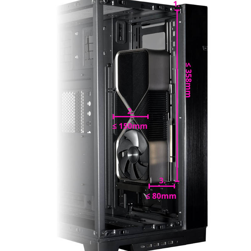 Soporte VGA Lian Li O11DXL-1 EVO XL Negro