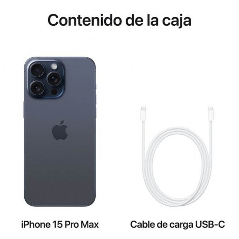 Smartphone/Móvil Apple iPhone 15 Pro Max 6.7 pulgadas 8GB 256GB 5G Azul