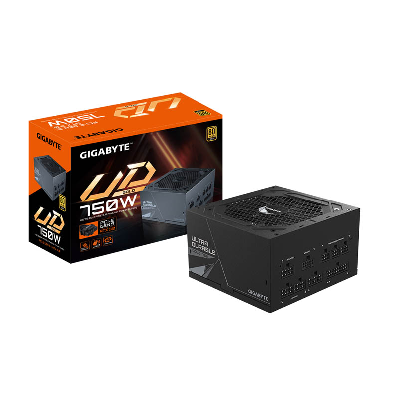 Fuente/PSU Gigabyte UD750GM PG5 80 Plus Gold 750W ATX 3.0 PCIE 5.0 Modular