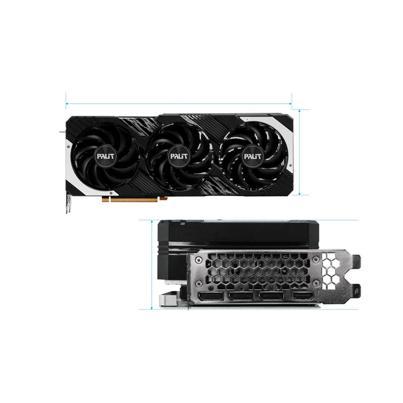 Tarjeta Gráfica Palit GeForce RTX 4080 SUPER GamingPro OC 16GB GDDR6X DLSS3