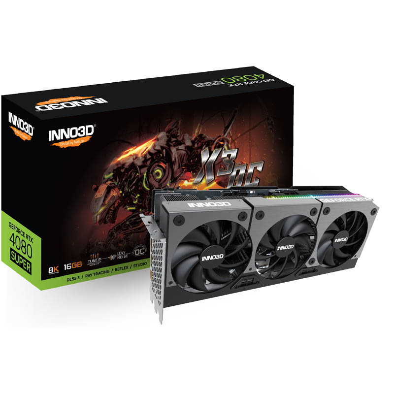 INNO3D GeForce RTX 4080 SUPER X3 OC 16GB GDDR6X DLSS3