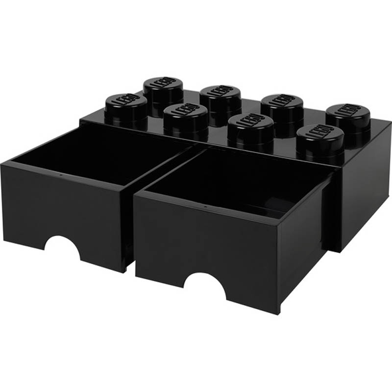 Lego Brick Drawer 8 Negro