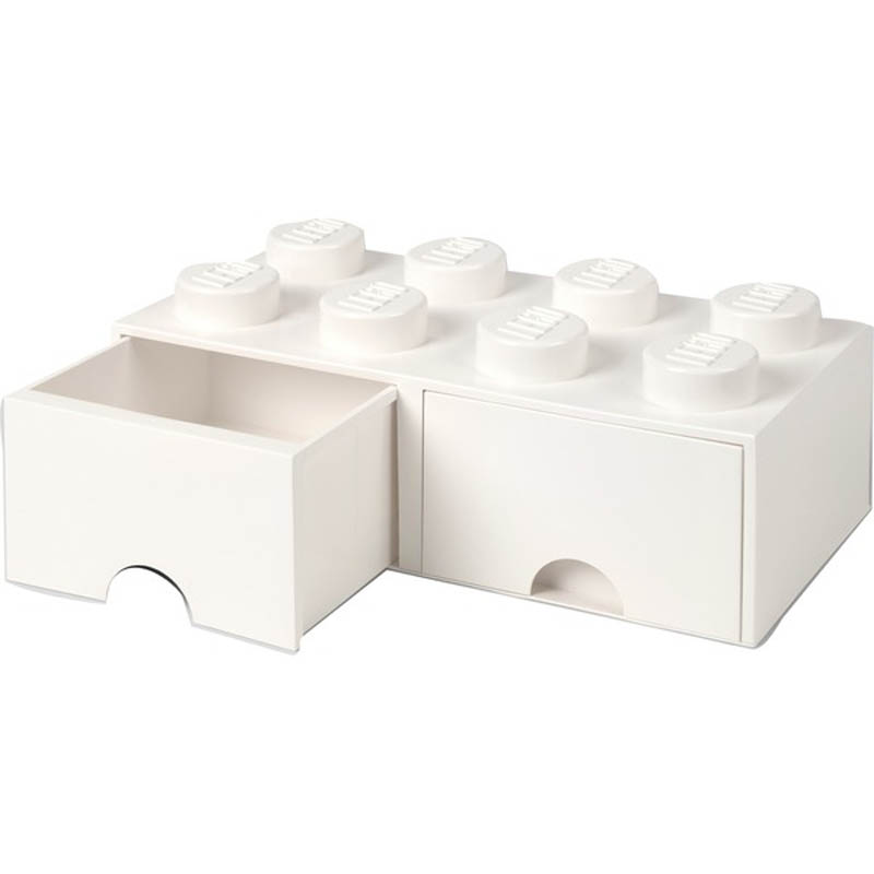 Lego Brick Drawer 8 Blanco