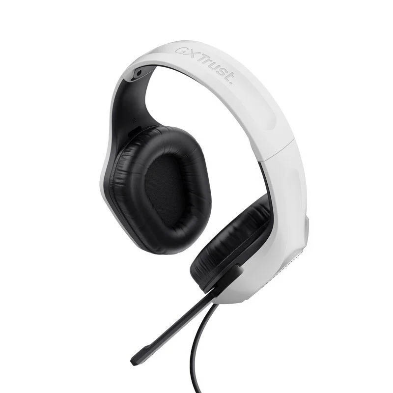 Auriculares Trust GXT 415 Zirox Gaming Blanco