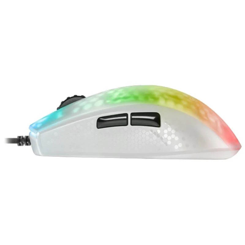 Ratón Mars Gaming MMR 12800 Dpi RGB Chroma Blanco
