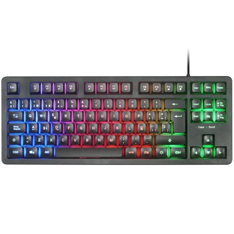 Combo  Mars Gaming 4EN1 MCP-RGB3 Negro