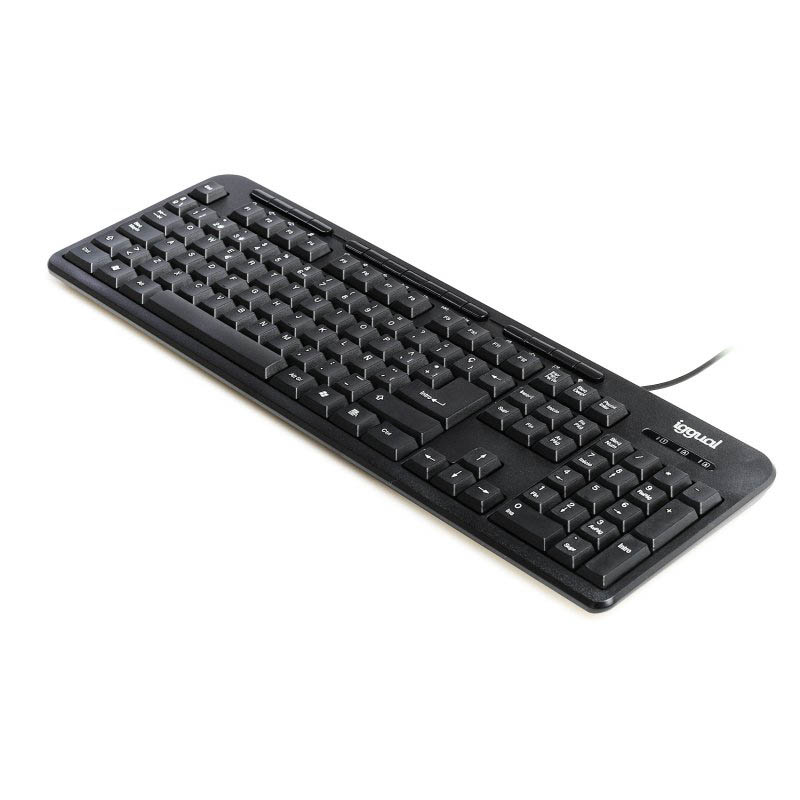 Teclado iggual CK Basic 120T USB Negro